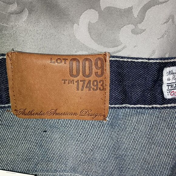 Vintage Men’s Akademiks Embroidered Wide Leg Baggy Y2K Skater Jeans 32x33 NWT - Picture 11 of 16